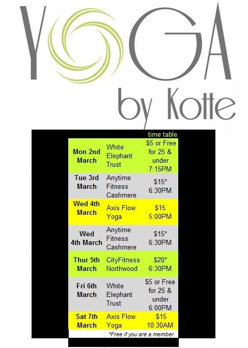 kotte schedule